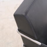 Leather sofa & armchair by Gunilla Allard 1990's