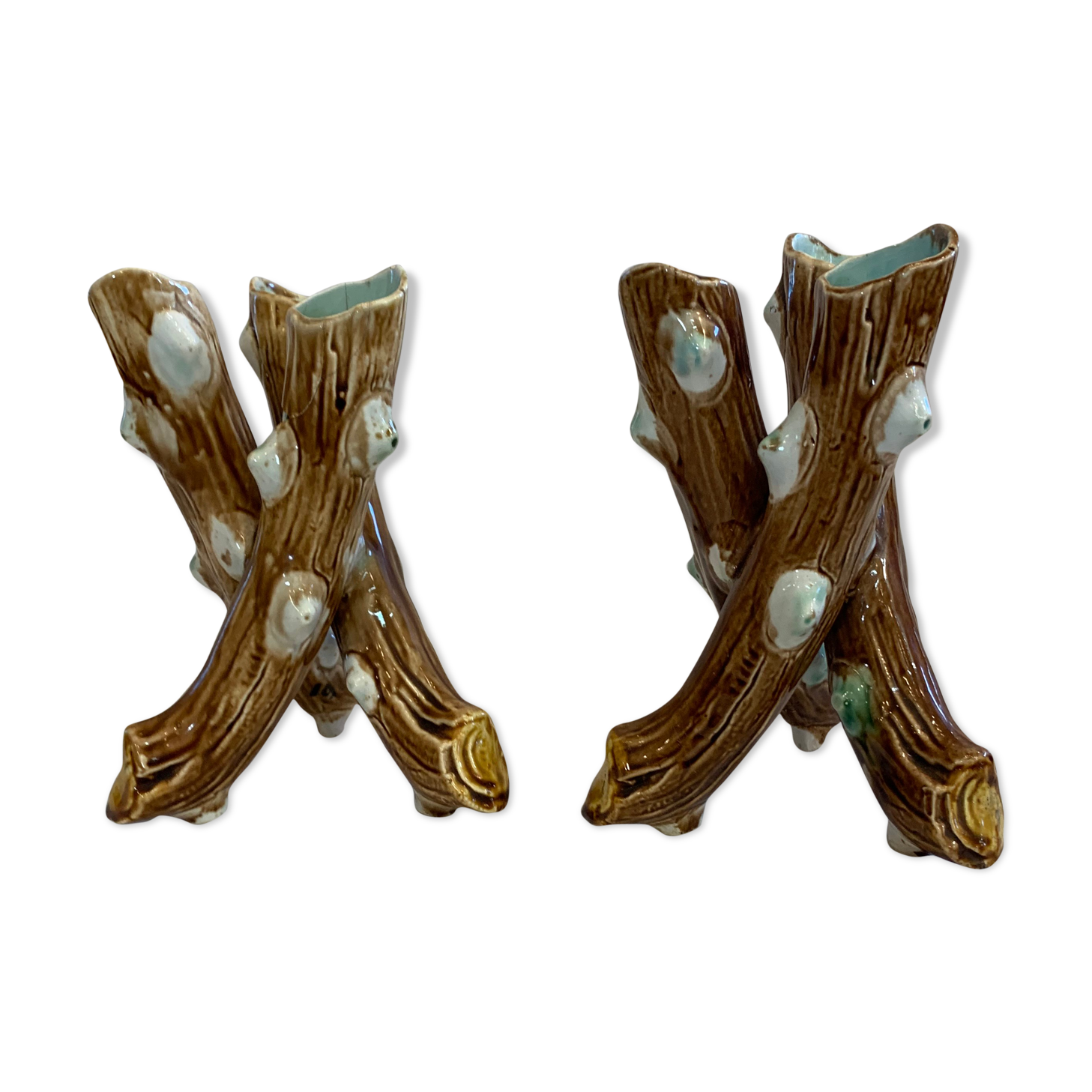 pair of vallauris flower spades