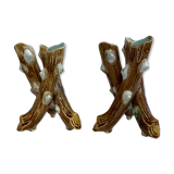 pair of vallauris flower spades