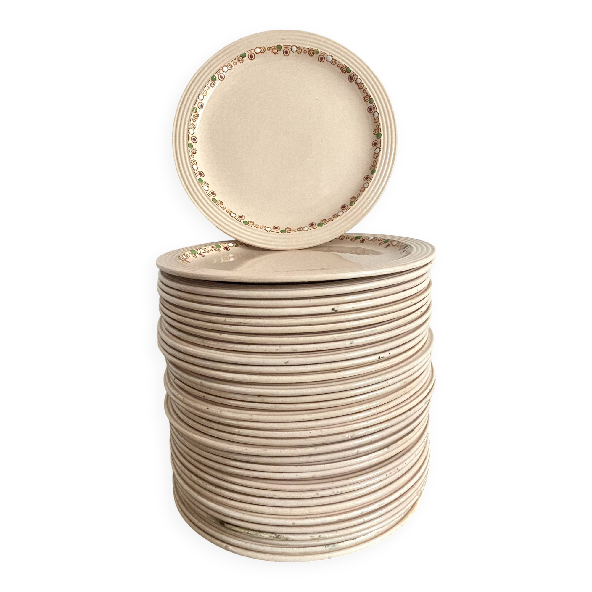 Longwy Betty model dinner plates