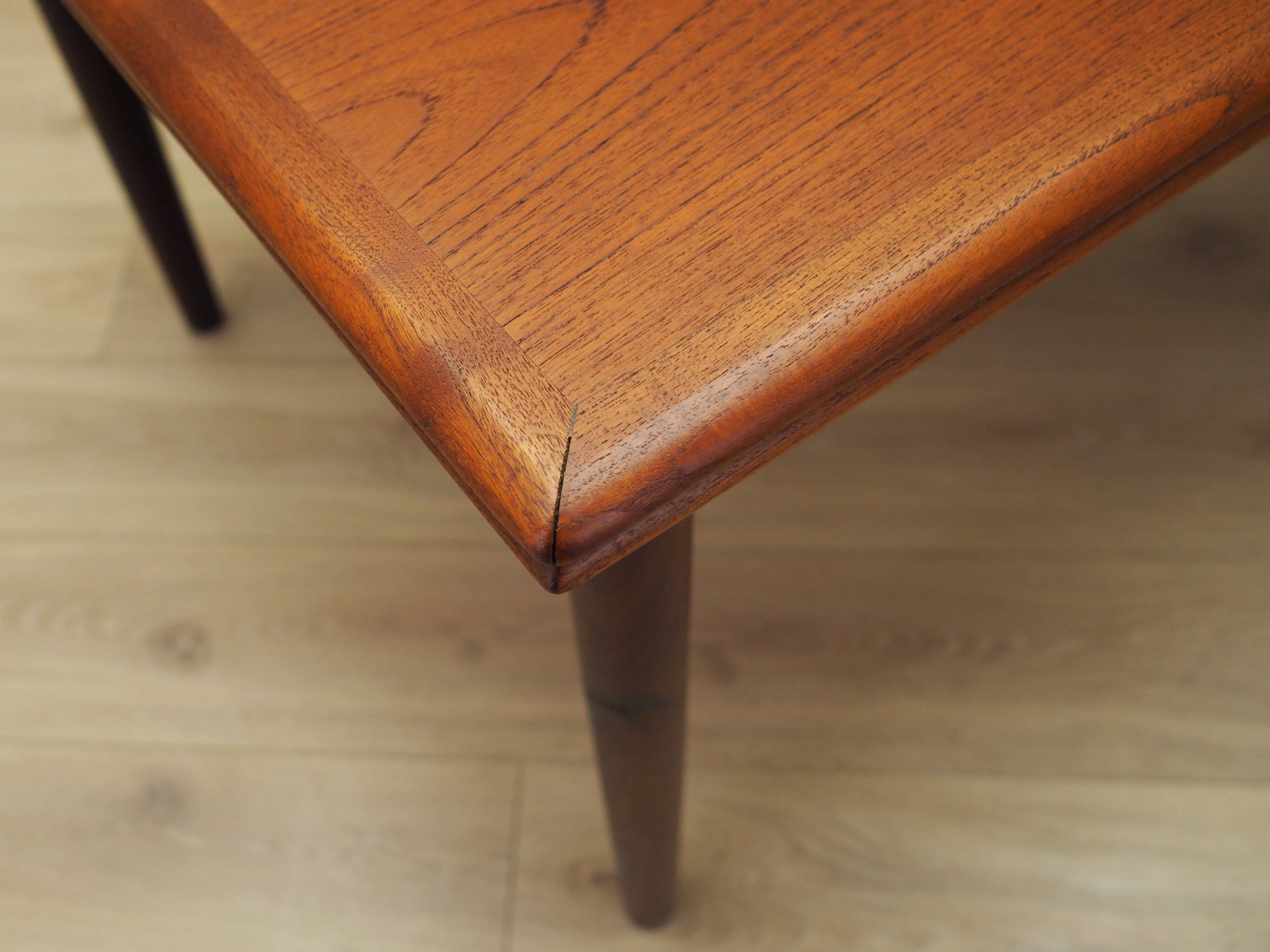 Teak table, Danish design, 1970s, production: Denmark