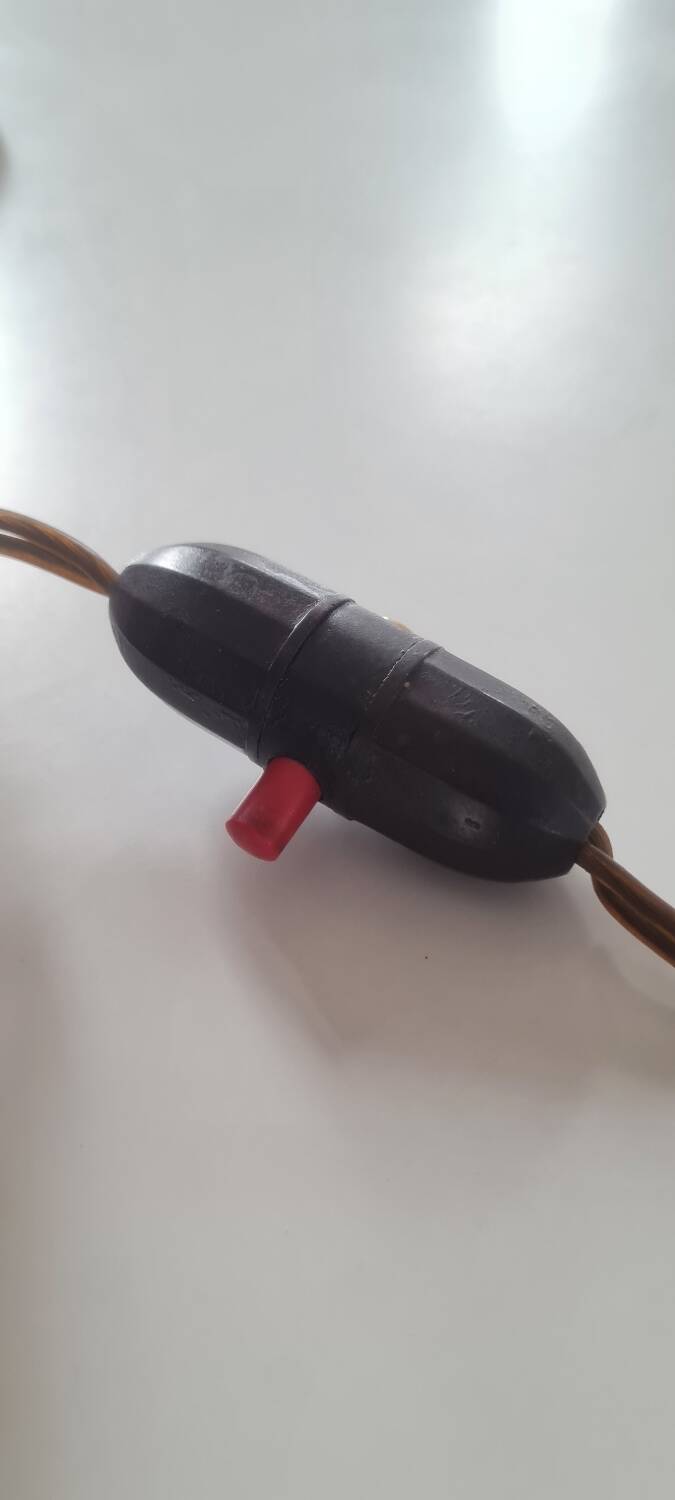 Turned wood lamp circa 1950