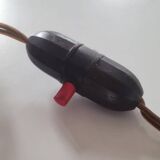 Turned wood lamp circa 1950