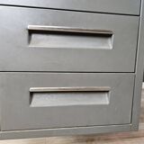 Bureau de direction avec plateau en stratifié palissandre par Mobiltecnica Torino