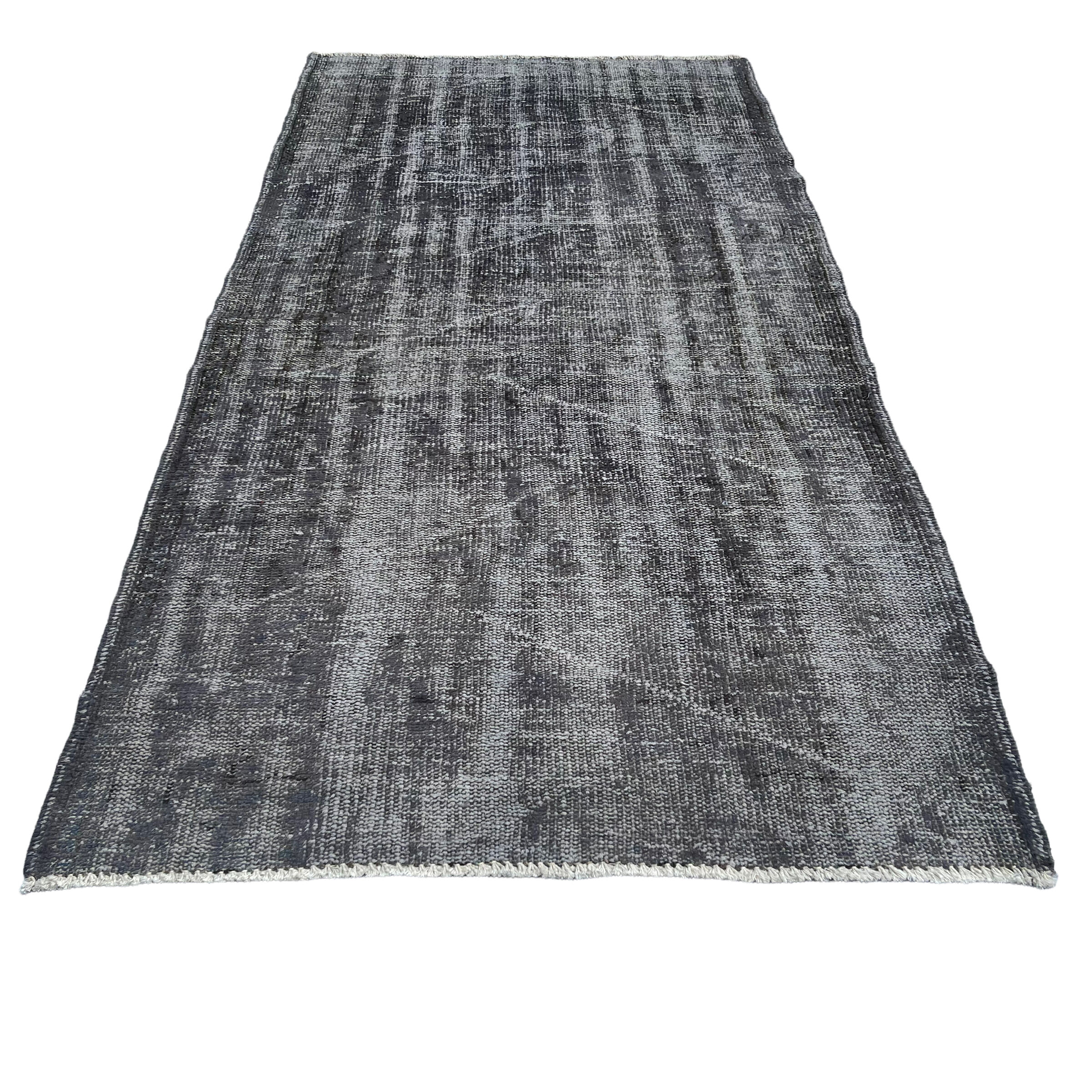 Vintage distressed turkish rug , 203 x 103 cm