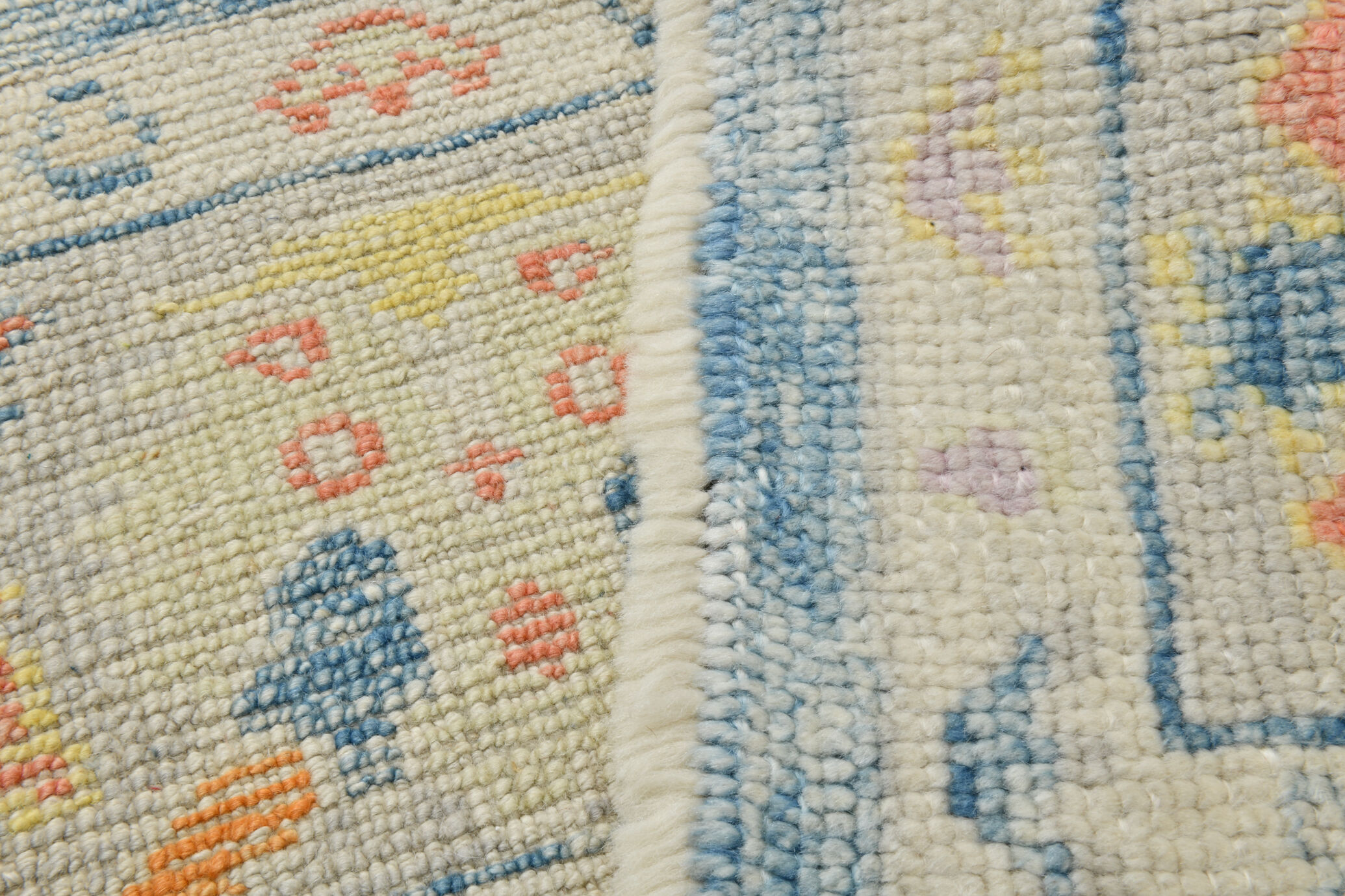 6x8 Light Blue Modern Oushak Rug, 179x246Cm