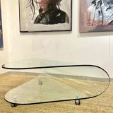 Designer glass coffee table