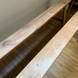 Cherry farm bench