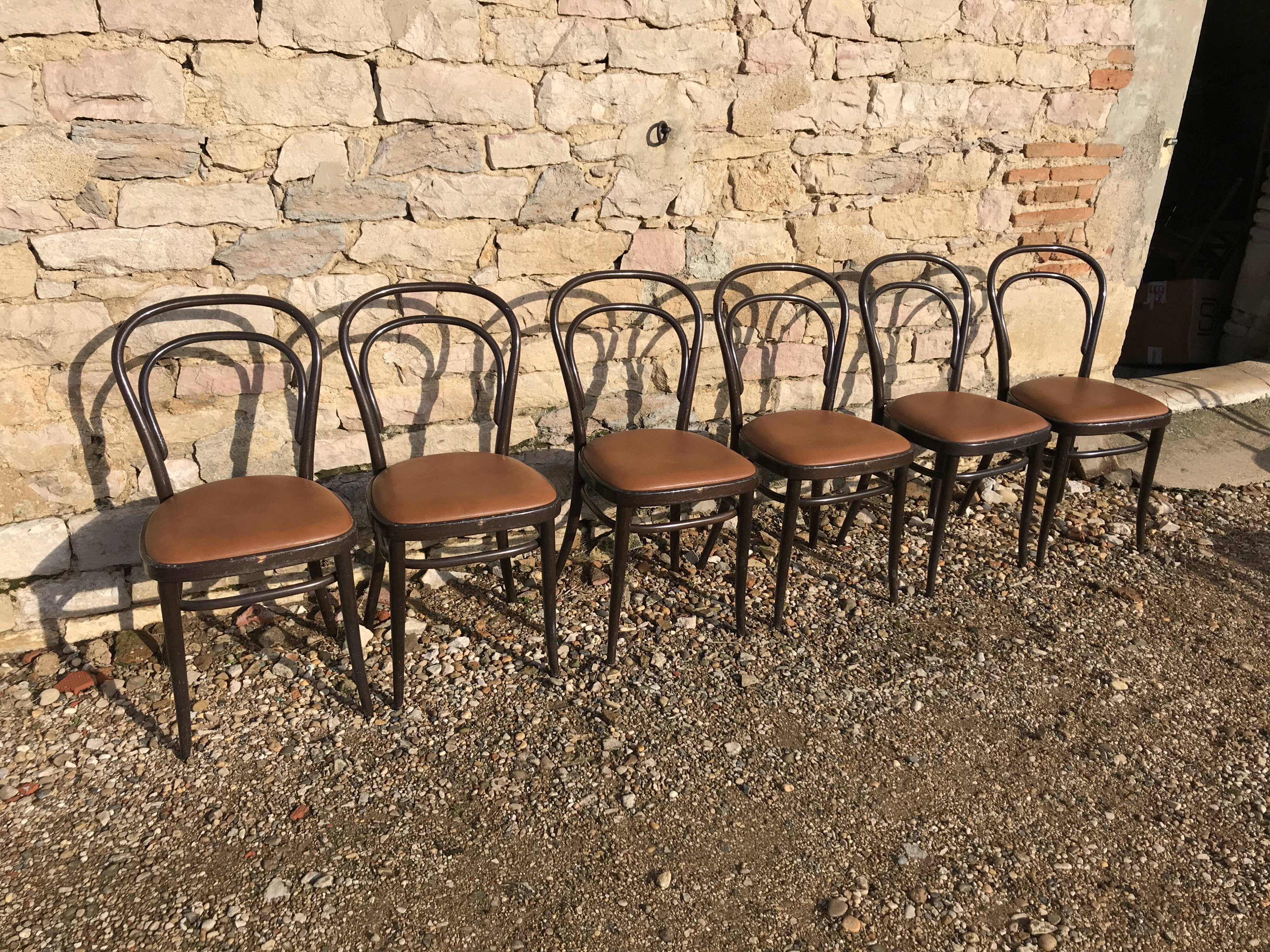 Set of 6 chairs Thonet