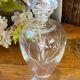 Carafe en verre taillé 