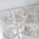 Former crystal glasses chiseled