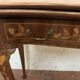 Table a jeu de style Louis XV en marqueterie Hollandaise XIX siècle Console