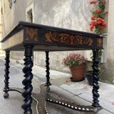Marquetry table Louis XIII