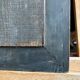 Napoleon III style mirror with gilt brass side panels