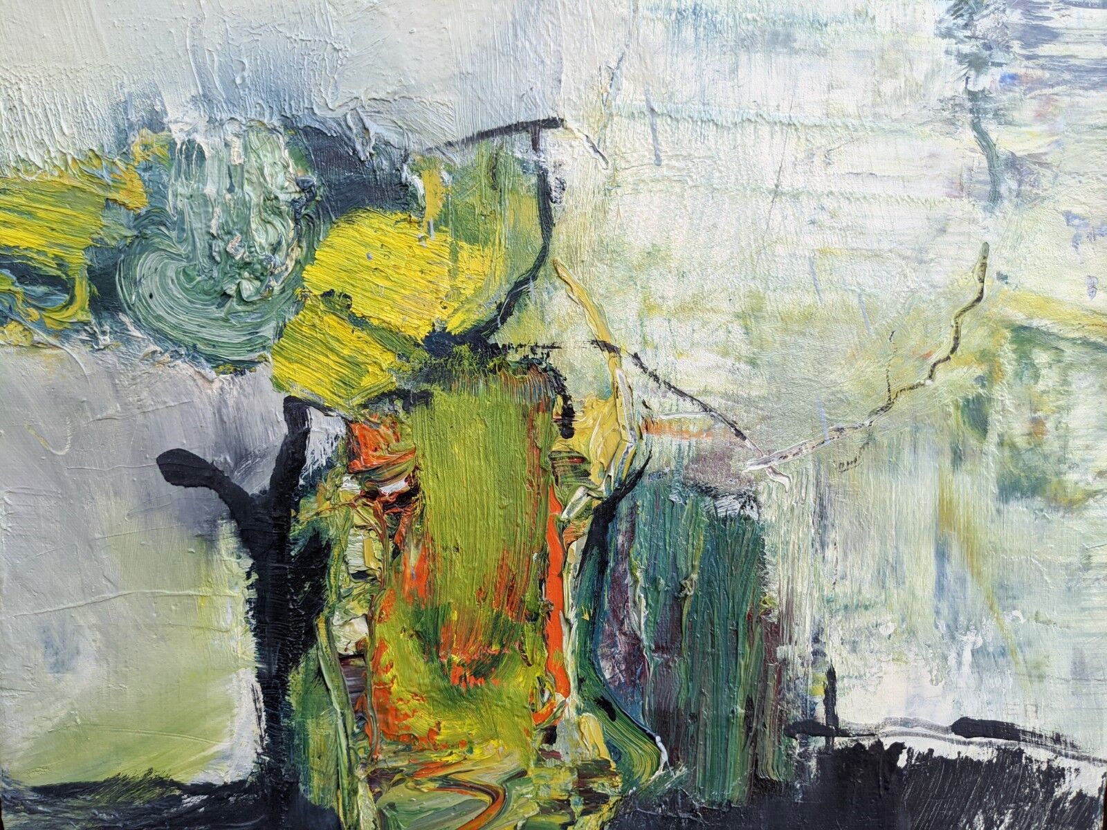 Swedish abstract oil painting