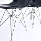 Set of 4 DSR Dining Chairs by Charles & Ray Eames for Herman Miller, 1970s