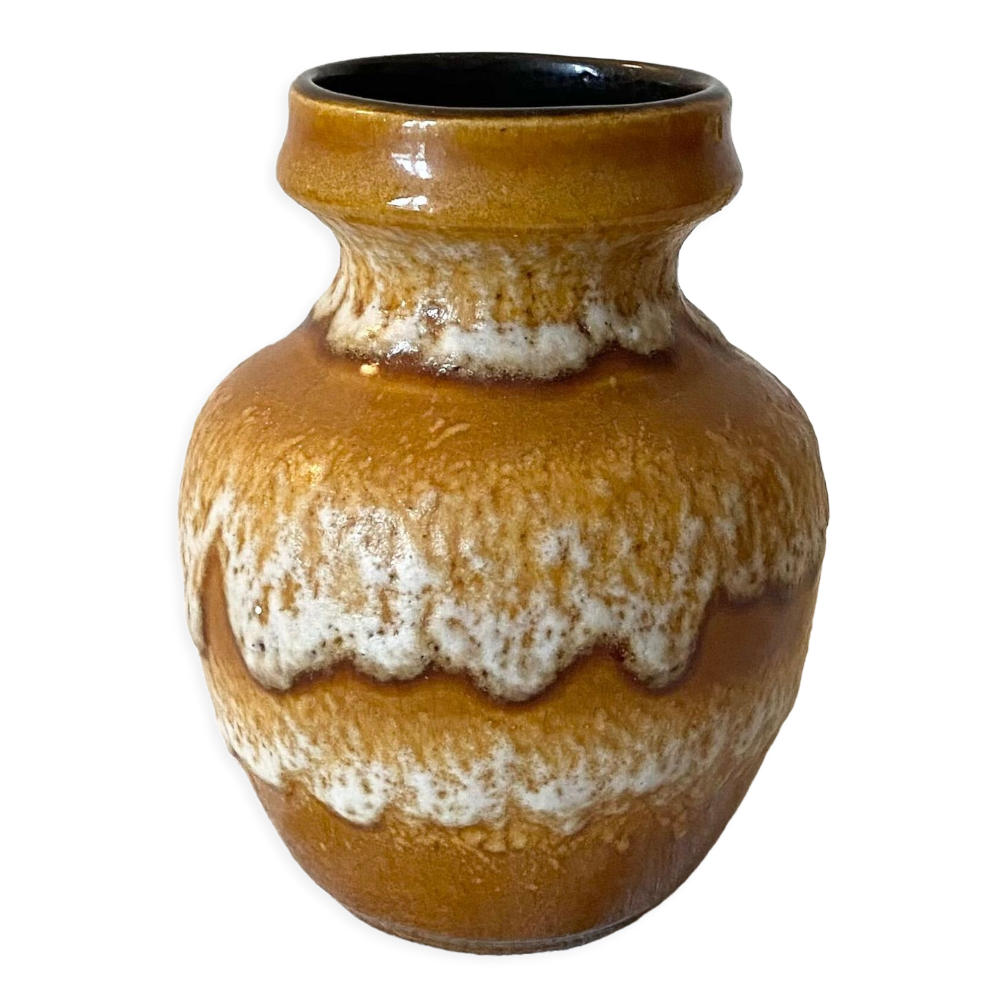 W.Germany ceramic vase (fat lava)