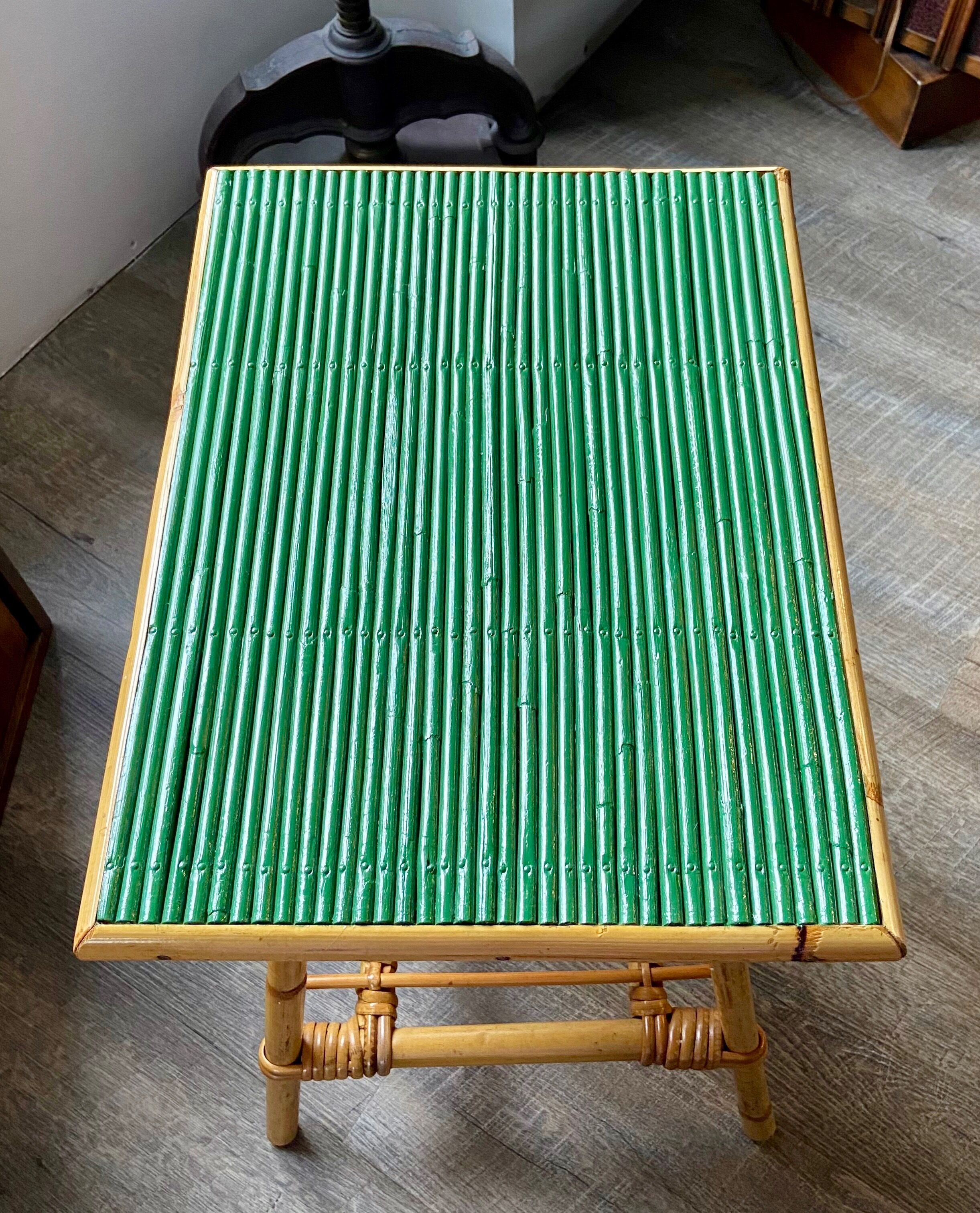 Rattan side table 1960