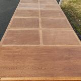 Solid wood art deco table, with extensions