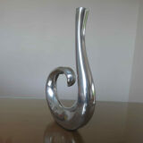 Design candle holder in cast aluminum 80s