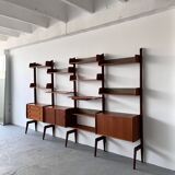 Scandinavian Mid Century Teak Bookcase, Norway 1960’s