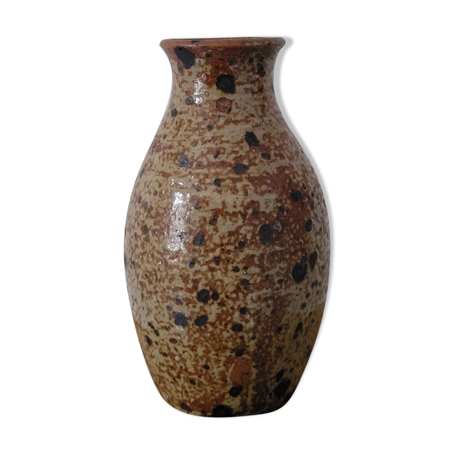 Pyrite sandstone vase