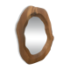 Miroir bois 1960 forme libre