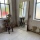 Italian engraved bistro mirror 60s XL