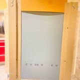 Egyptian style stone wall mirror with lighting