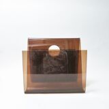 Magazine rack in plexiglas 1970