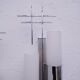 Pair of opaline and chrome wall lights, 1970