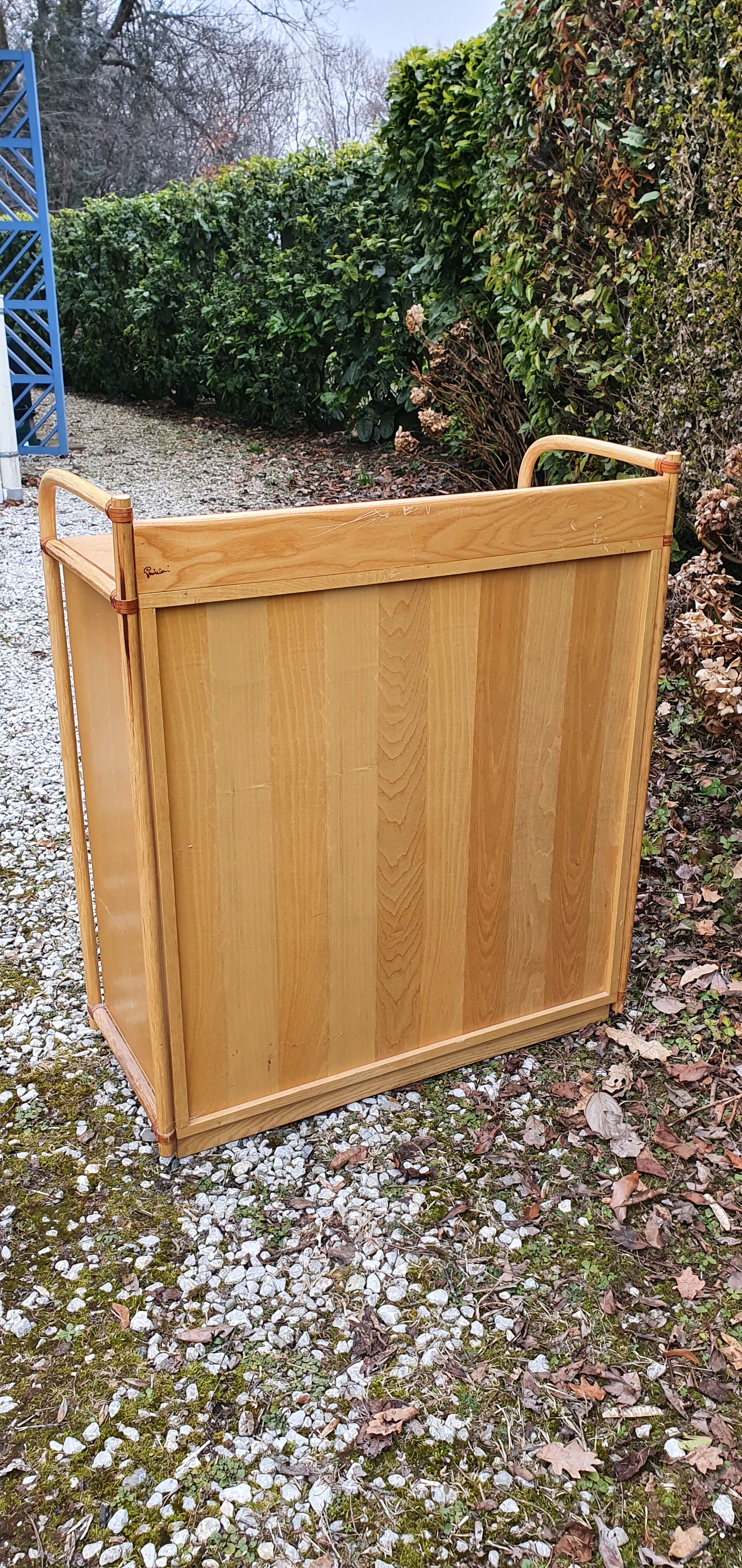 Wooden sideboard Gervasoni