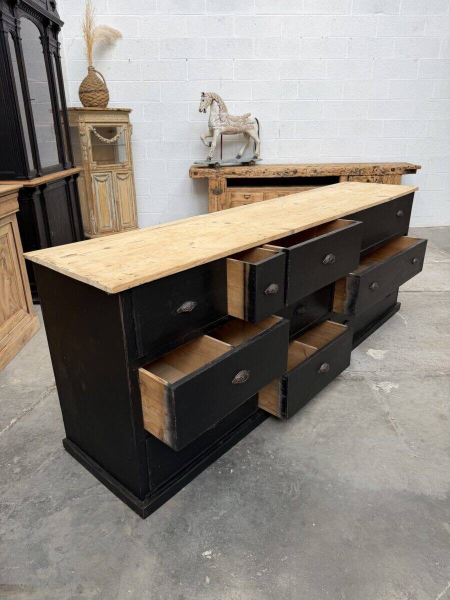 Workshop furniture from the early 20th century.