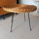 Vintage wicker coffee table