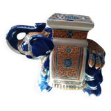 White ceramic and porcelain elephant