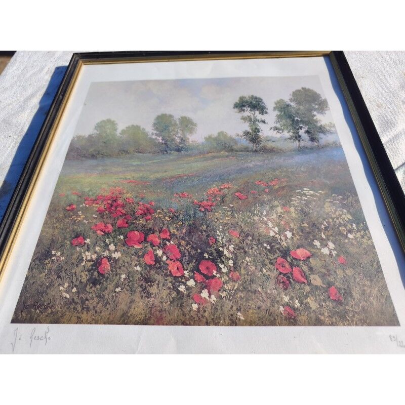 Lithograph by J.C. Resche, print 89/220.