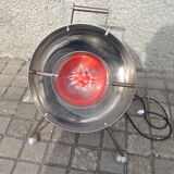 Sphere planet lamp in chrome metal design space-age 1960-1970