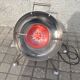 Sphere planet lamp in chrome metal design space-age 1960-1970