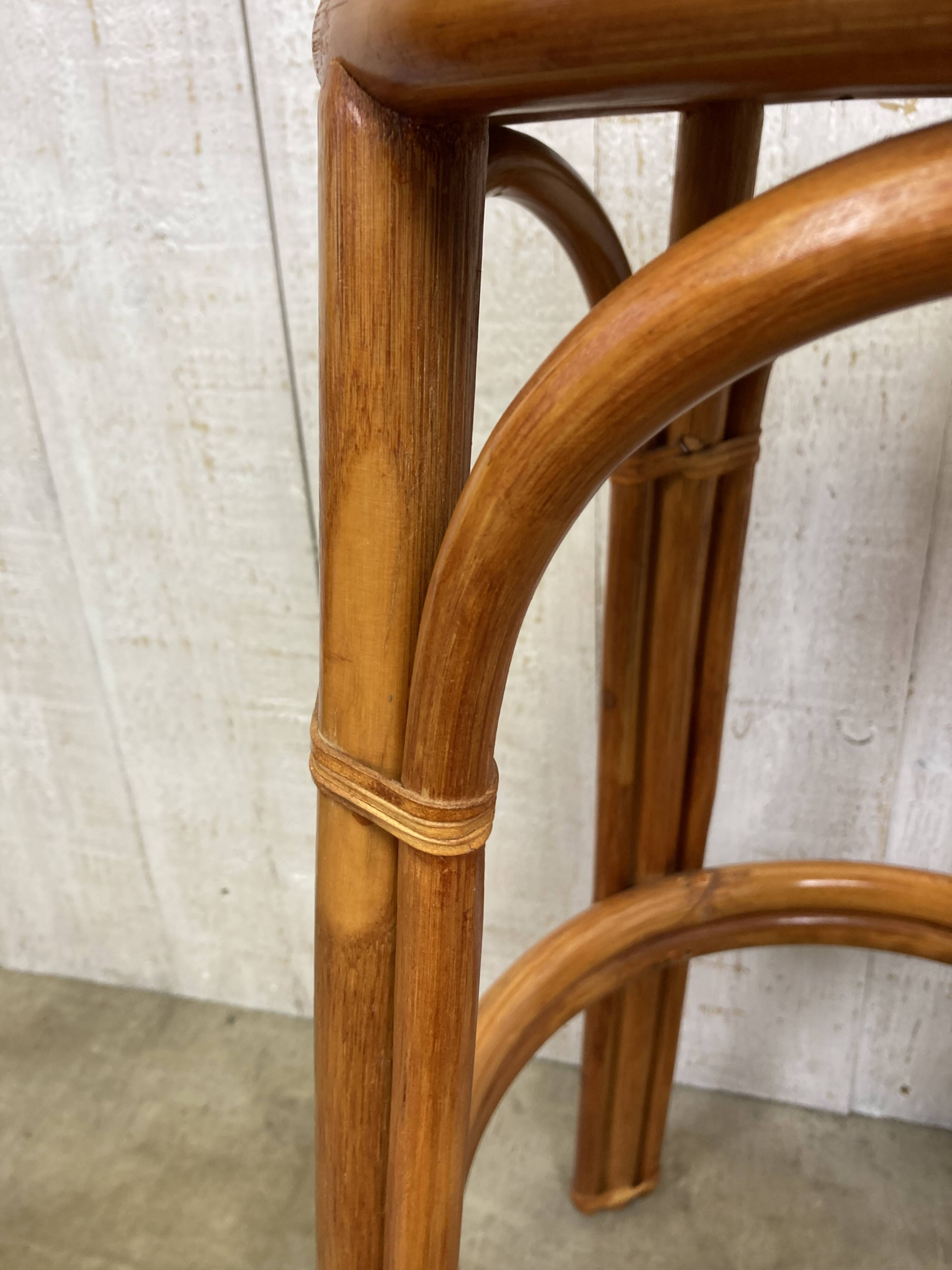 Rattan bar stool