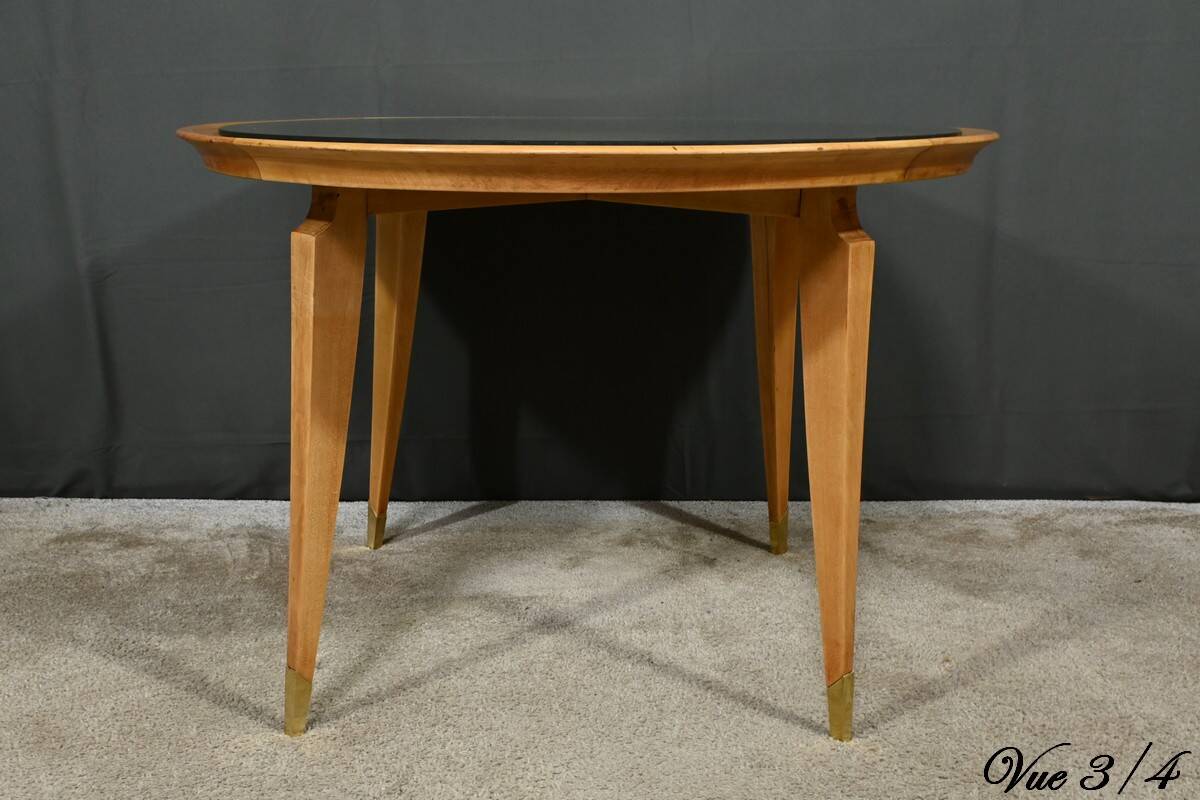 Beech and alder coffee table – 1960