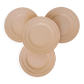 4 vintage Art Deco dessert plates 210689