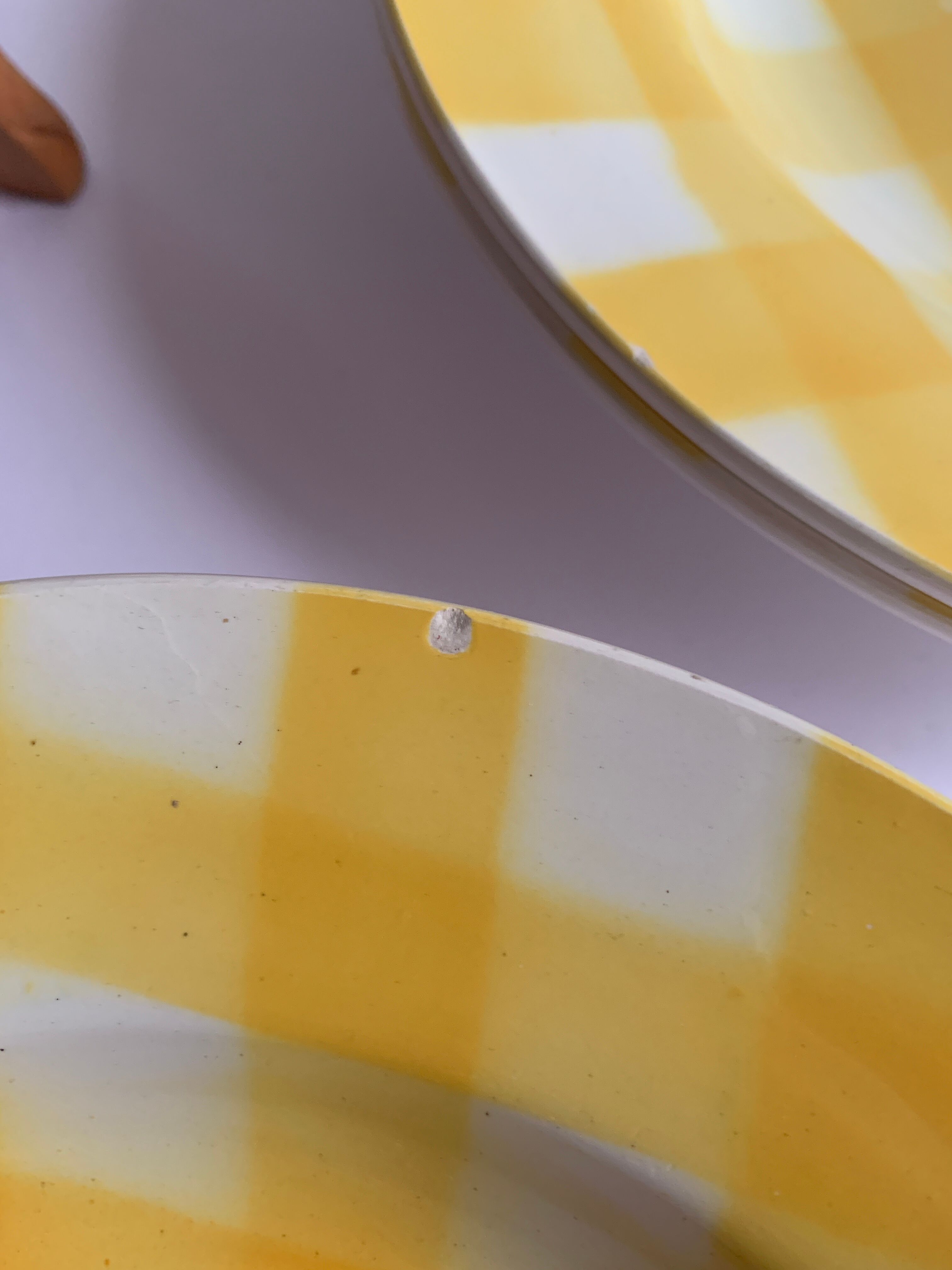 5 Digoin Sarreguemines plates