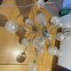 Lustre Sputnik 15 boules filament de verre