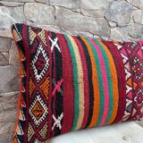Beautiful vintage Berber Kilim cushion from Morocco