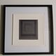 Tableau Vintage Art Optique - Victor Vasarely - Frame 40x40cm
