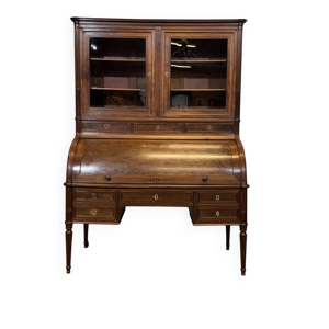 bureau à cylindre bibliothèque - louis xvi