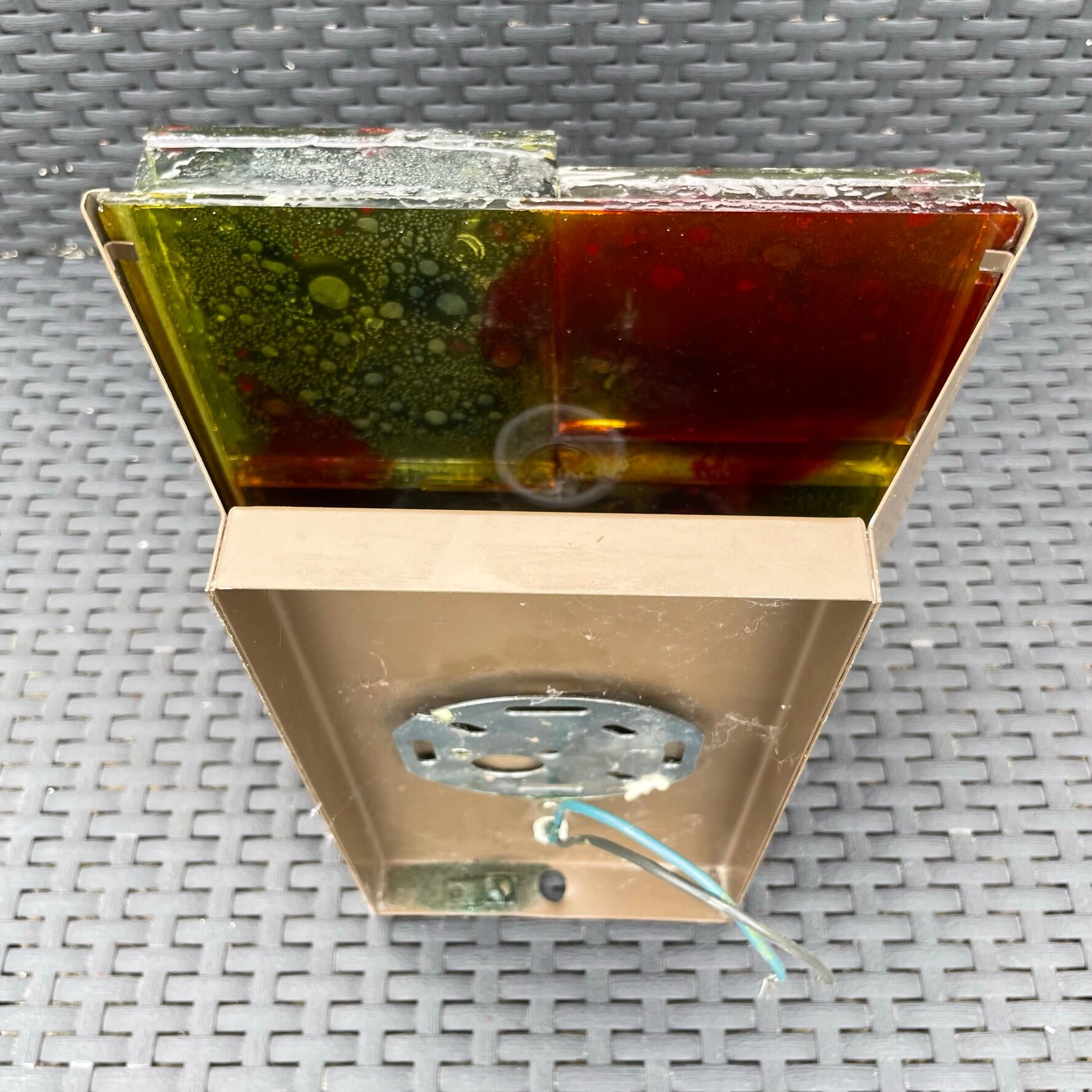 Glass wall lamp by Willem Van Oyen for RAAK Amsterdam, 1960