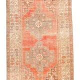 4x8 Vintage Red & Brown Classic Persian Rug, 135x246Cm