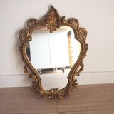 Small mirror with gold molding