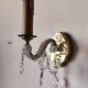 Venetian wall sconce, glass sconce, brass, pendants.